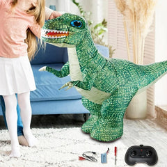 Dinosaurio inflable a control remoto