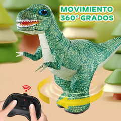 Dinosaurio inflable a control remoto