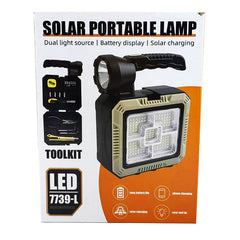 Porta herramientas con panel solar