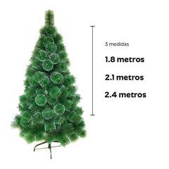 Árbol de navidad puntas nevadas 3 tamaños.