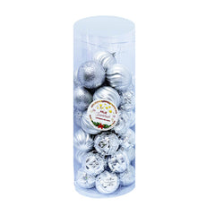 Bolas navideñas 9 cm x 35 pcs