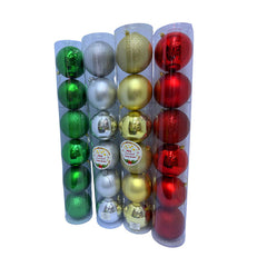 Bolas navideñas 12 cm x 6 pcs