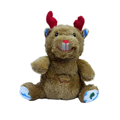 Peluche muñeco navideño respirador