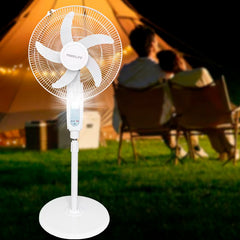 Ventilador 18 pulgadas recargable solar de carga móvil YOBOLIFE