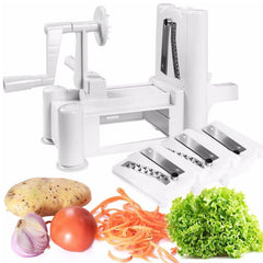Goplus Tri-blade Cortador de verduras en espiral