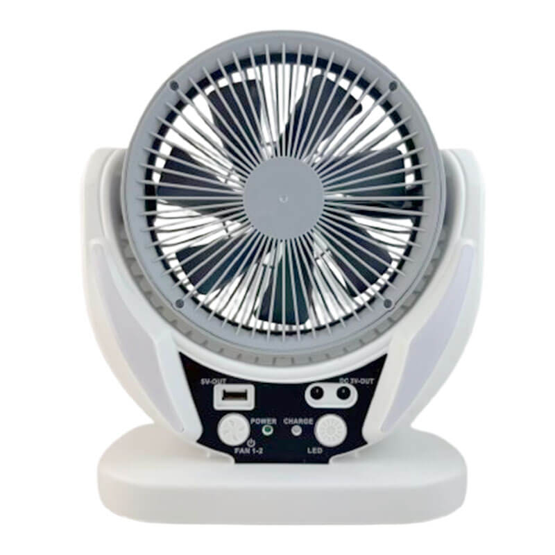 Ventilador con panel solar 606-4W