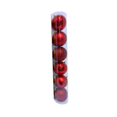 Bolas navideñas 12 cm x 6 pcs